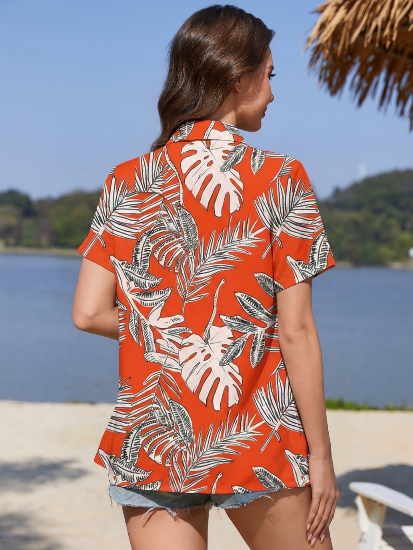 Fancyglim Women's Button Down Shirt 1667