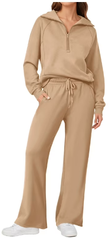 Outfit Sets for Women 2 Piece Sets Winter Casual Tracksuit Long Sleeve Lounge Set Outfits with Pockets