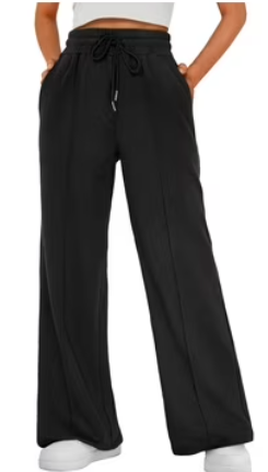 Womens Sweatpants Wide Leg Cargo Sweatpants Work Casual Pants with Pockets