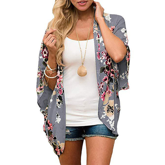Womens Floral Cover Up