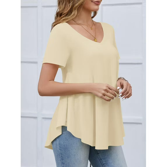 Fancyglim Women Tunic Tops 1152